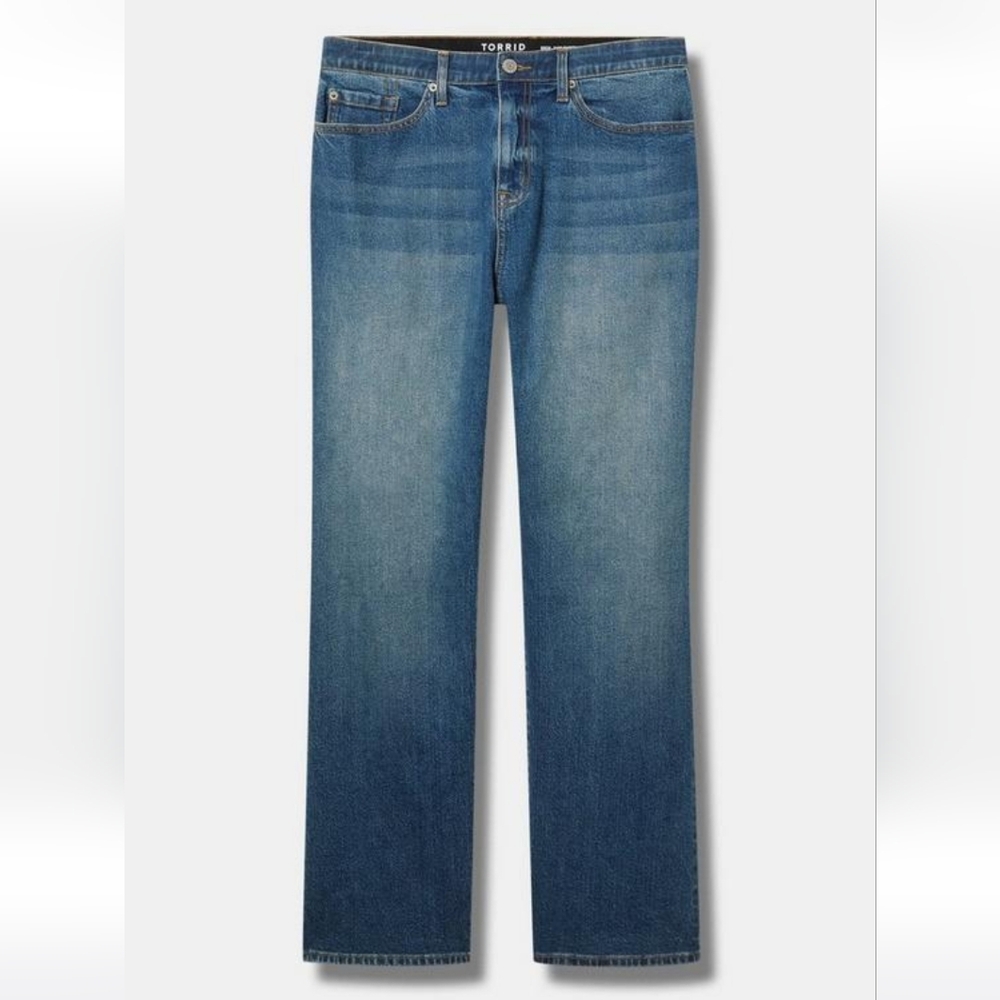 Baggy High Rise Straight Jeans
